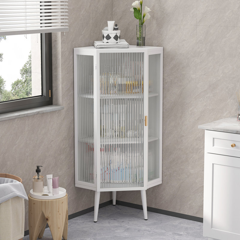 Armoire de salle de bain Lorreen, Blanc, H 43,3 po x l 22,25 po x P 16,54 po