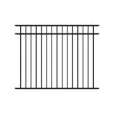 Fortress Building Products Athens Gloss Black Metal Gate | Wayfair