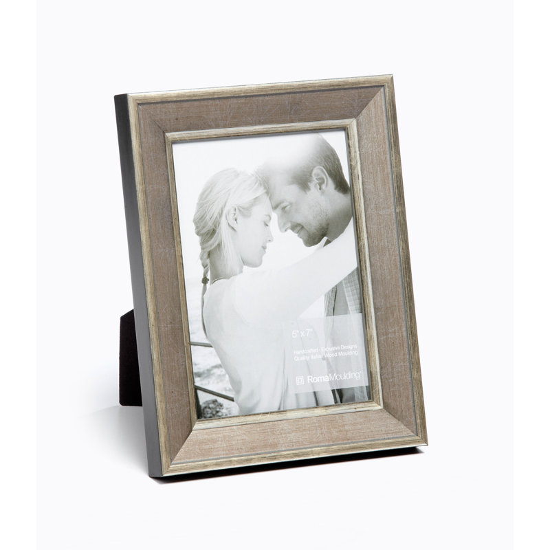 Wood Matte Picture Frame, Pewter