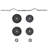 VidaXL Curl Bar with Weights 66.1 lb