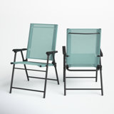 Antoino Fabric Patio Folding Chair Folding Chair Set