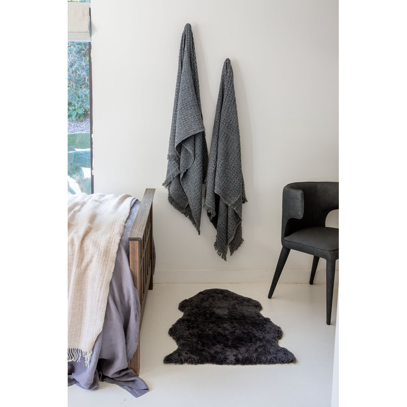  Tapis luxueux en peau de mouton bouclée Luxury