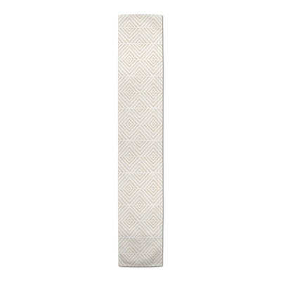 Barimah Rectangle Geometric Polyester Table Runner