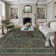 Machine Washable Vintage Floral Area Rug With Non-Slip Backing