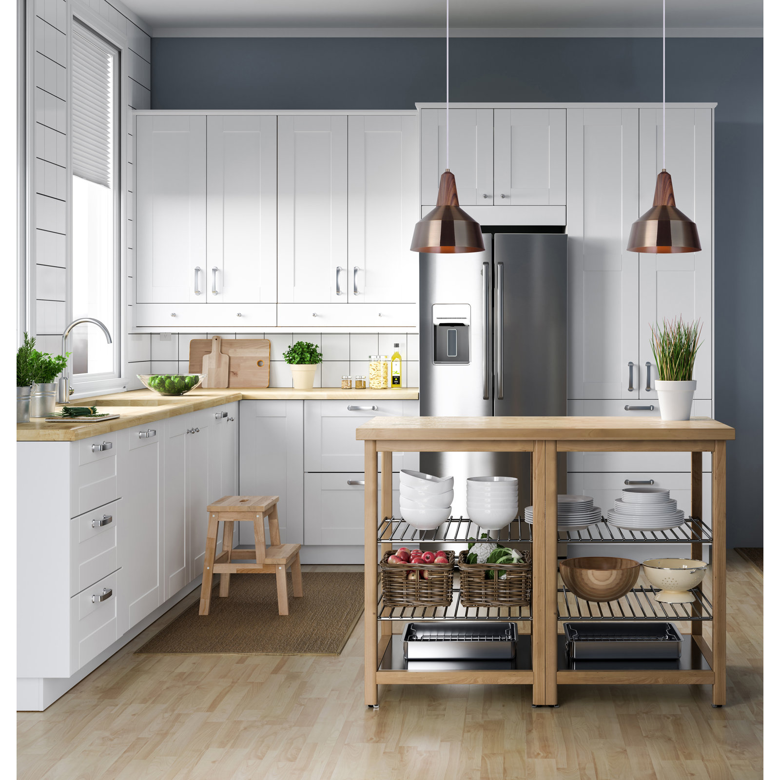 Yozelin Single Light Metal Pendant