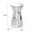 Melle Silver Mirrored Side Table  Round Lamp Table