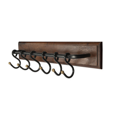 Glendo Iron & Wood Wall Rack