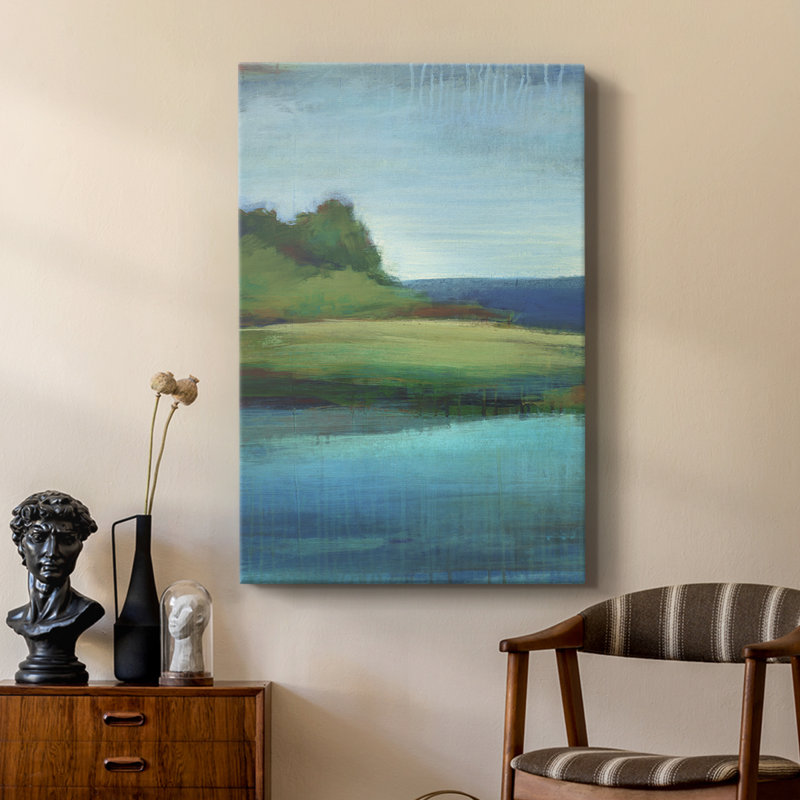 Silent Lakeside I -Custom Wrapped Gallery Cavas