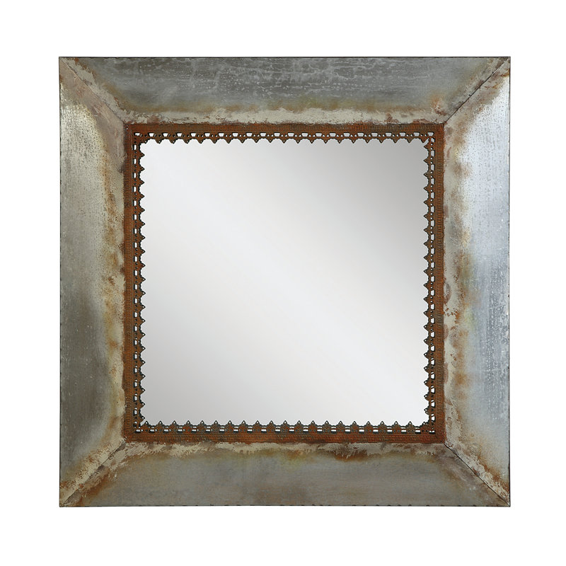 Metal Flat Wall Mirror