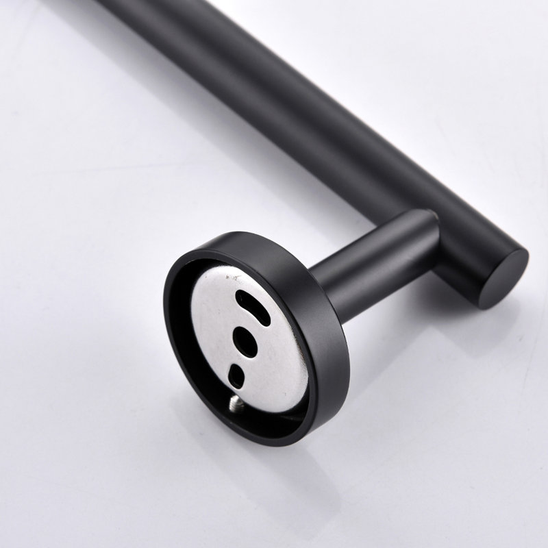 8-Pieces Matte Black Bathroom Accessories Set, Stainless Steel Bathroom Hardware Set, Bath Towel Bar Set, Towel Racks For Bathroom Wall Mounted.
