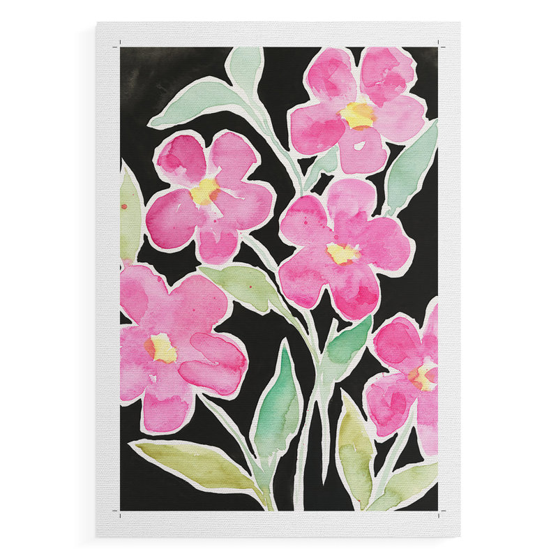Floral Choir - Impression sur toile seulement - NON-CADRE, H 18 po x l 12 po