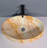QieRao 16'' Marble Ceramic Oval Bathroom Sink