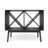 Bascio 8 Bottle Floor Wine Bottle Rack Gray