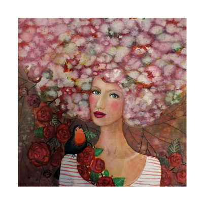 Art sur toile "Delphine" par Sylvie Demers