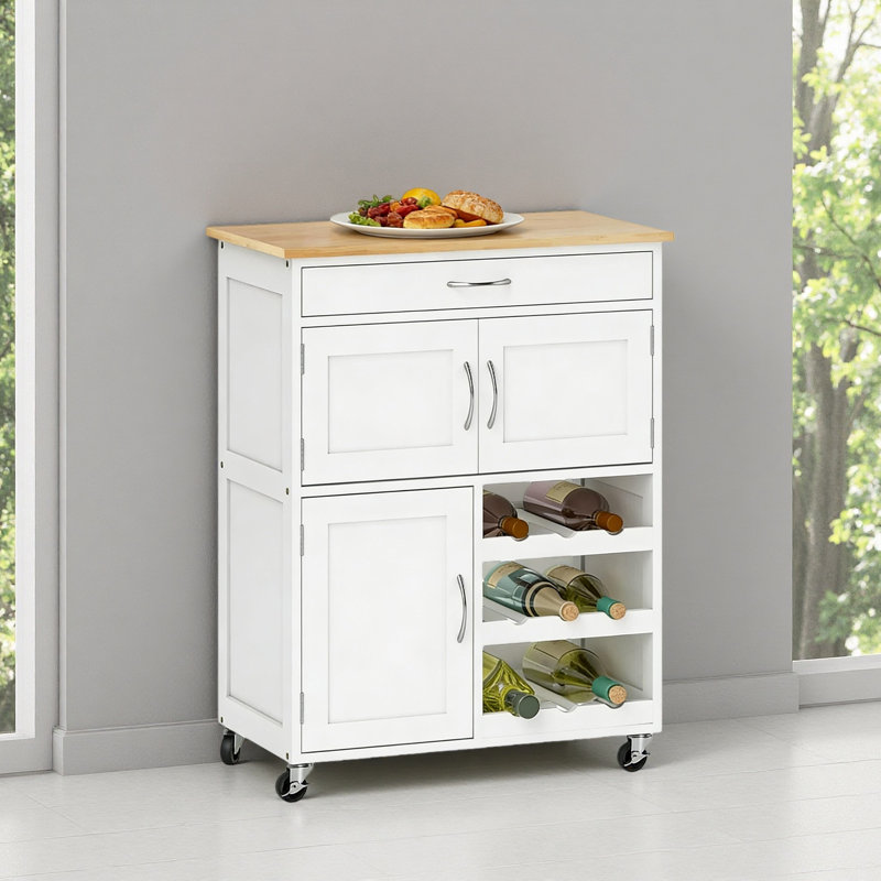 Chariot de cuisine portable, îlot de cuisine mobile, îlot de cuisine avec rangement