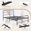 Heavy Duty Metal Platform Bed Frame-129423423