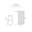 Tabouret de bar en bois massif Alberts-943440296-943440297