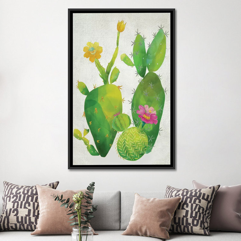 « épiphytes collection ii », reproduction d’impression sur toile tendue, H 26 po x l 18 po x P 1,5 po, Toile avec cadre noir