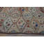 Tapis ivoire antique en laine crocheté antique