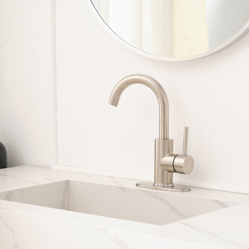 Single Hole Single-Handle Bar Faucet, Polished Chrome
