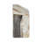 Decorative Angled Shape Vase with Marble Like Finish for Home Decor – Modern Flower Vase Ideal for Shelf Styling, Tabletop Accent, or Entryway – Gray-10621150-10621151