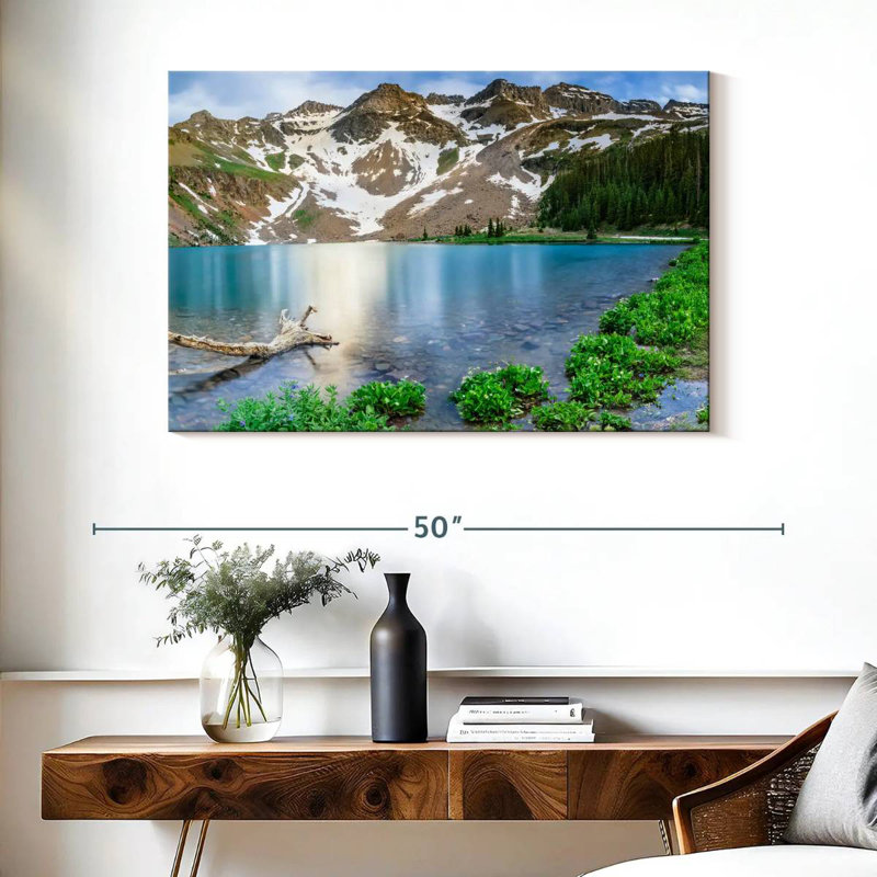 Alvord Blue Lakeside Mountains, H 26 po x l 39 po
