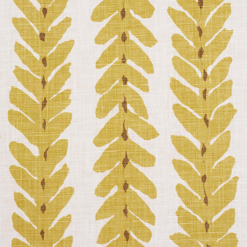 Schumacher X Veere Grenney Woodperry Fabric, Mimosa