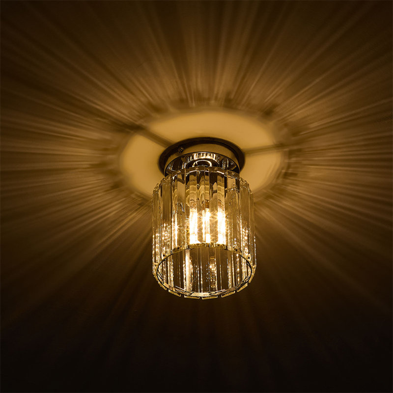 Crystal Semi Flush Mount