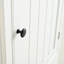Armoire haute avec porte simple et tablettes ouvertes