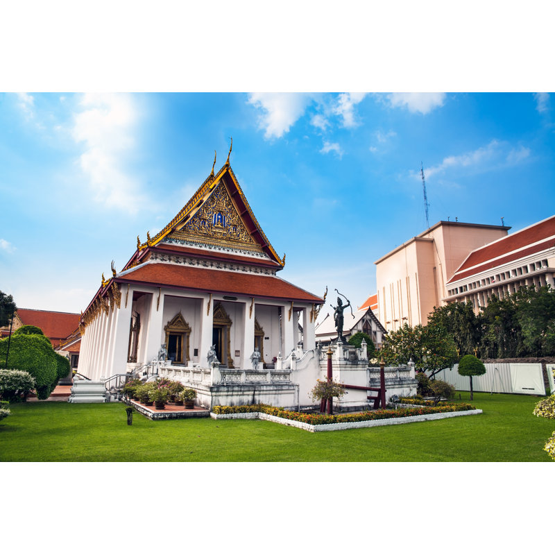 The National Museum by Pipop_Boosarakumwadi - Wrapped Canvas Print, 30cm H x 46cm W