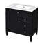 Meuble-lavabo de 30 po avec lavabo supérieur-1352712339