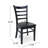 Solid Wood Ladder Back Side Chairs-1413396048-1413396051