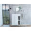 Meuble-lavabo Akron, blanc