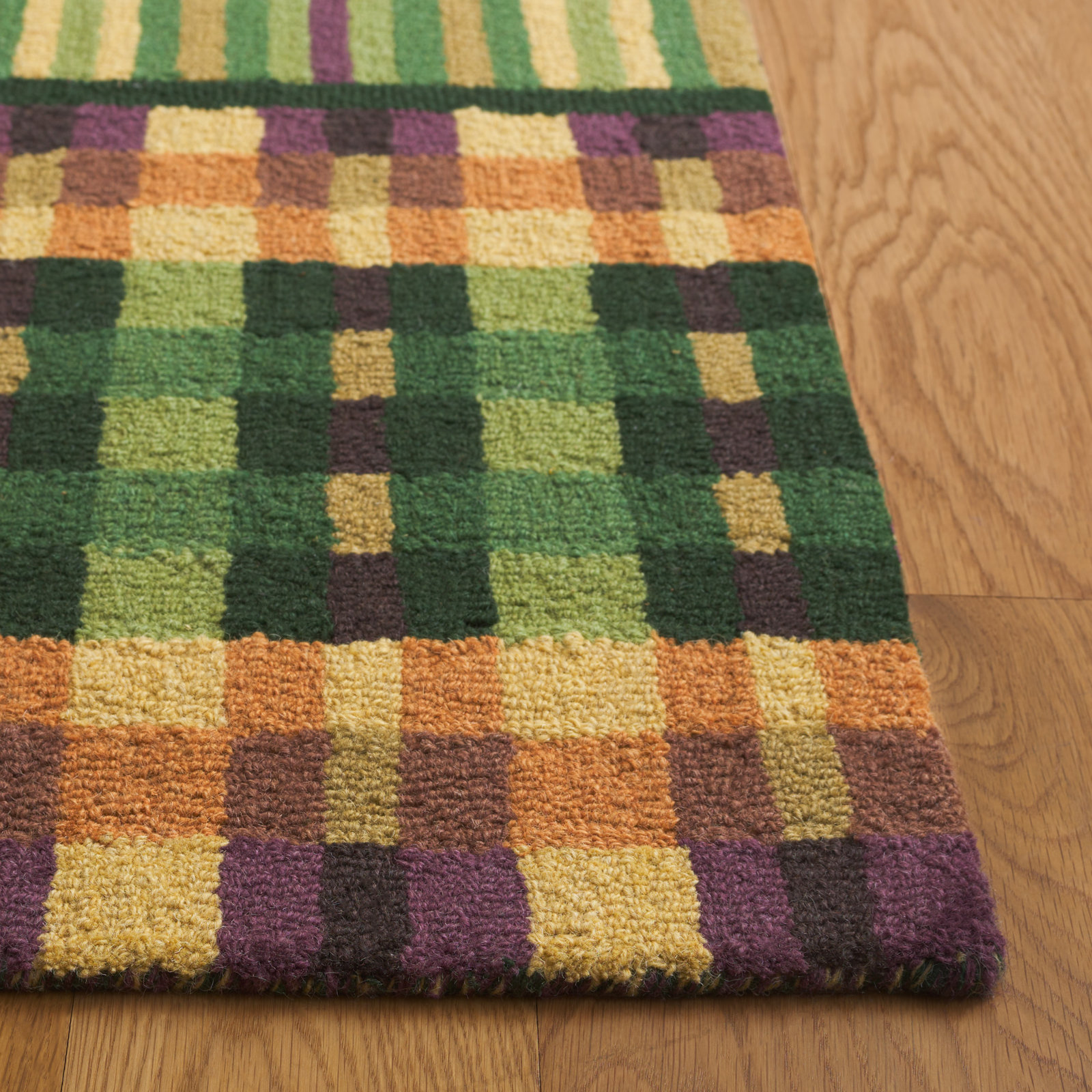Karson Hand-Tufted Geometric Rug, Runner 2'3" x 9'