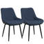 46cm H Upholstered Metal Parsons Chair-112263672-108023530