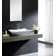 Modern Ceramic Rectangular Vessel Bathroom Sink with Overflow