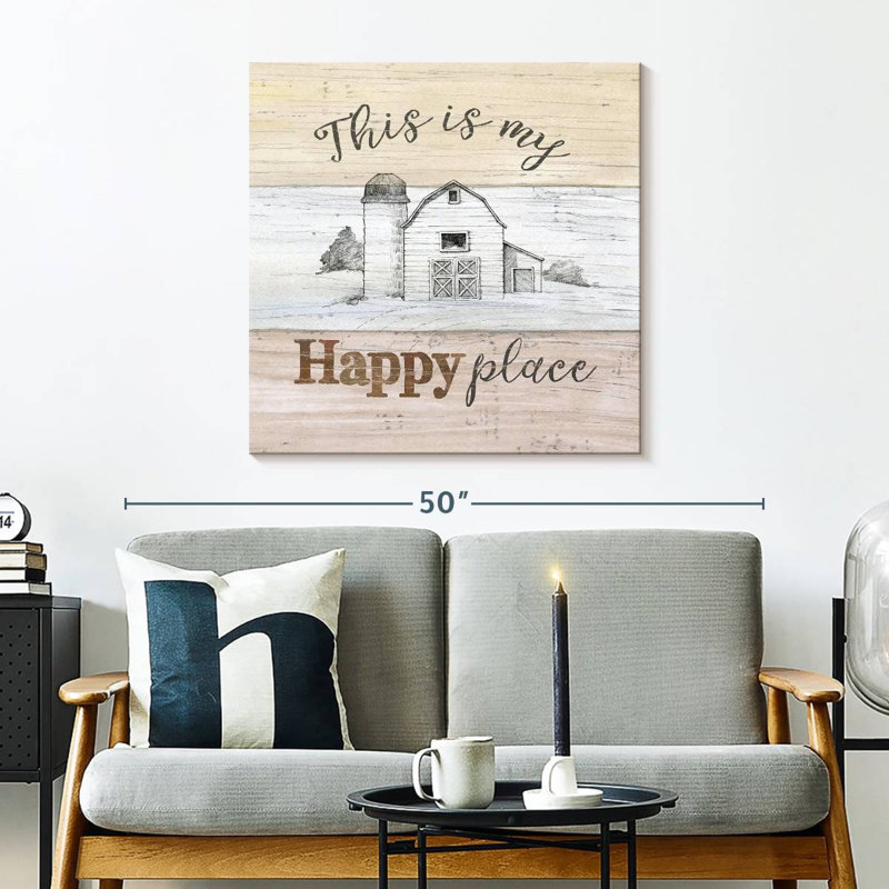 Plaque murale Khylige Farmhouse I, H 30 po x l 30 po