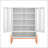 Modern Double Door Shoe Cabinet with Adjustable Mesh and Hollow Storage, Perfect for Organized and Stylish Entryways-1223103075