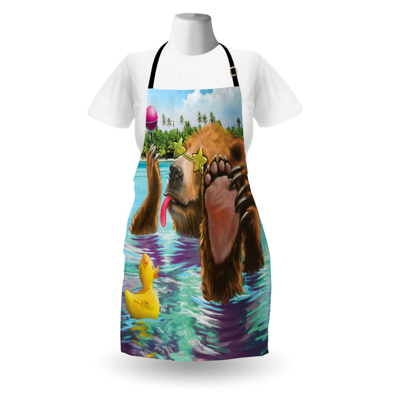 No Pattern Bib Apron