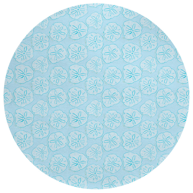 Wodonga Washable Indoor / Outdoor Rug, Round 8'