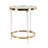Mirrored Glass Tray Top End Table-69976303