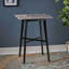 Table à hauteur de bar avec plateau en stratifié haute pression - finition marbre
