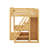 Queen Size Wood Loft Bed Frame With Staircase,Storage Shelves & Wardrobe-812086051