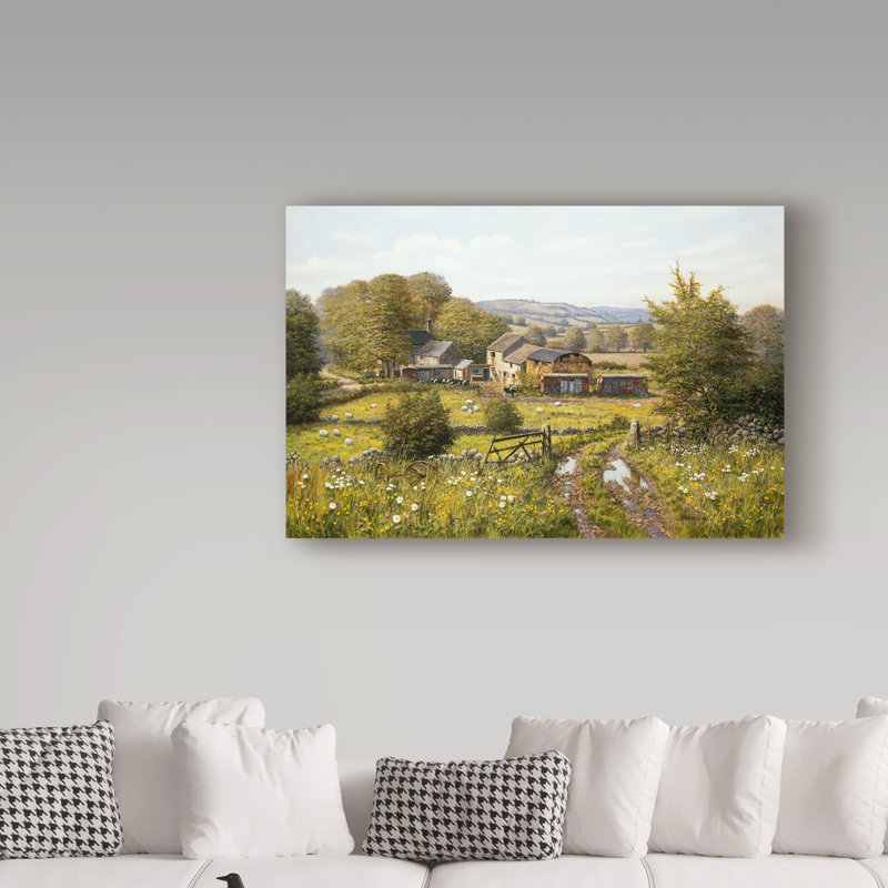 " Dale Farm " by Bill Makinson, 30" H x 47" W x 2" D