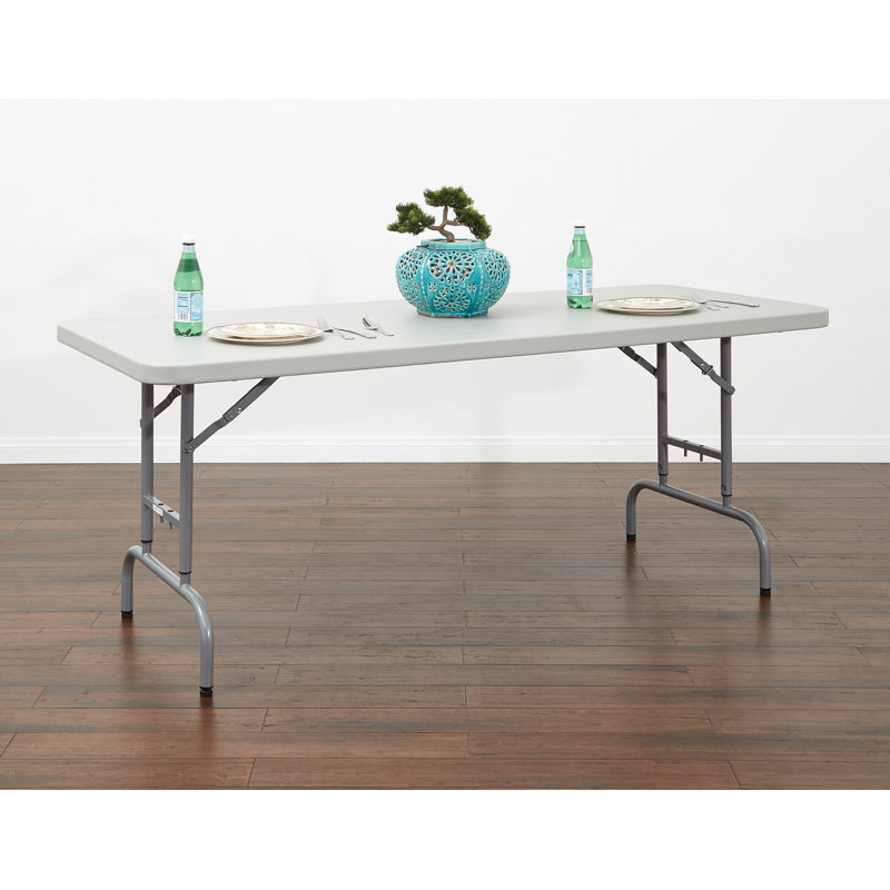 72" Plastic Rectangular Folding Table