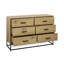 Bolesta Light Oak Effect 6 Drawer Chest