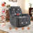 33" Wide Massage Swivel Glider Recliner With Heat & Cup Holders-320507022