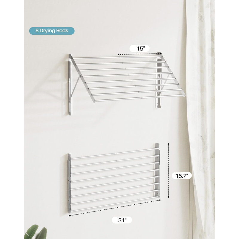 Metal Foldable Wall-Mounted Drying Rack