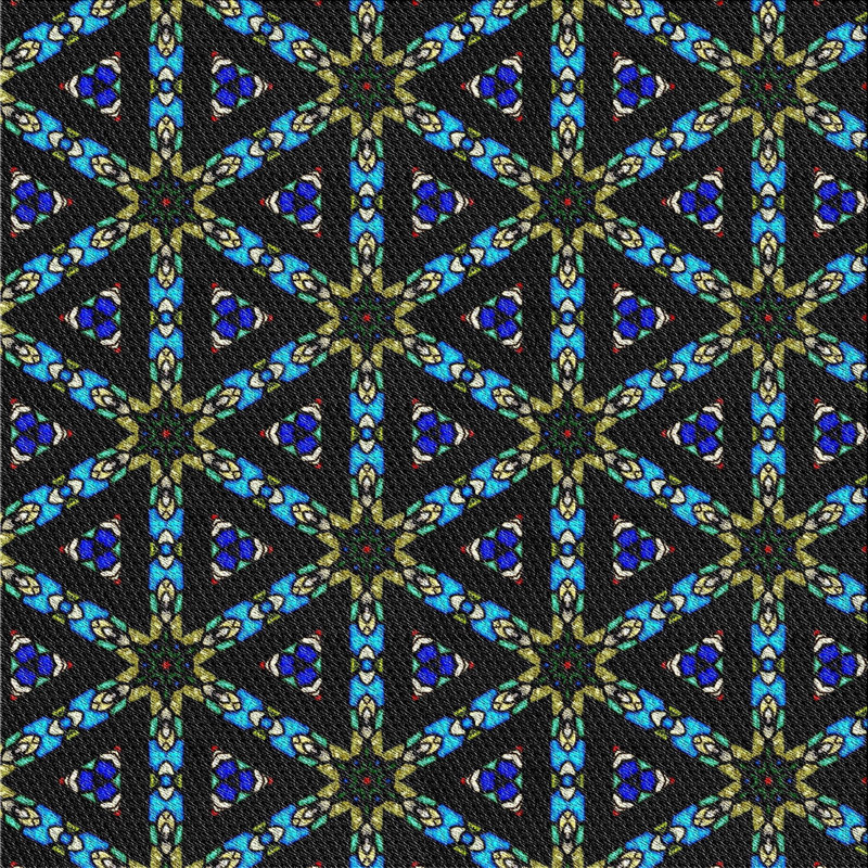 Geometric Indoor Rug, Square 6'