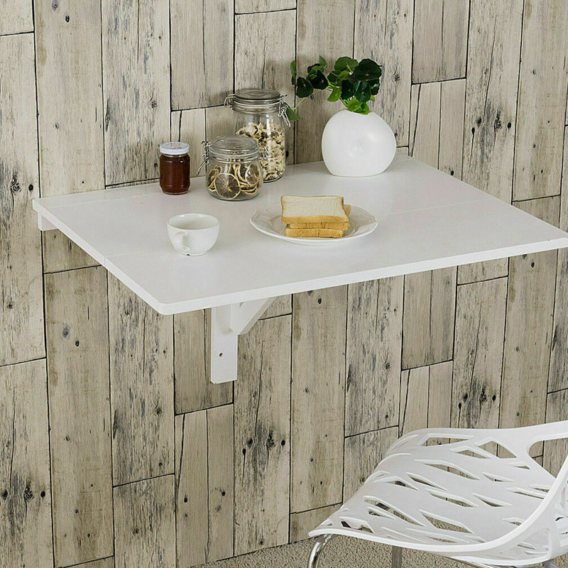Way Wick Extendable Pine Solid Wood Base Dining Table, White